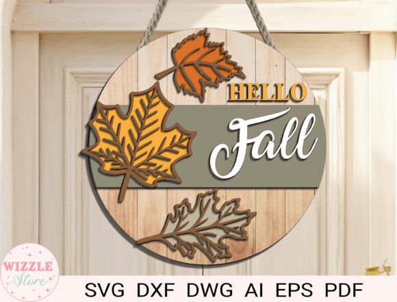 Download Fall Welcome Sign Laser Cut Files - Sign Collection