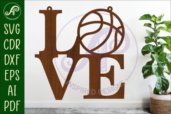 Download Love Basketball Word Wall Art Sign, SVG - Sign Collection