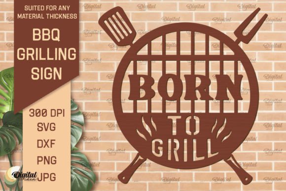 Download BBQ Grilling Sign SVG Laser Cut Files - Sign Collection