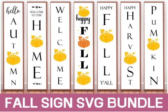 Download Fall Sign Svg Bundle - Fall sign Collection