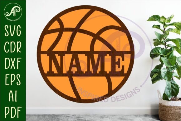 Download Basketball Name Wall Art Sign, SVG - Sign Collection