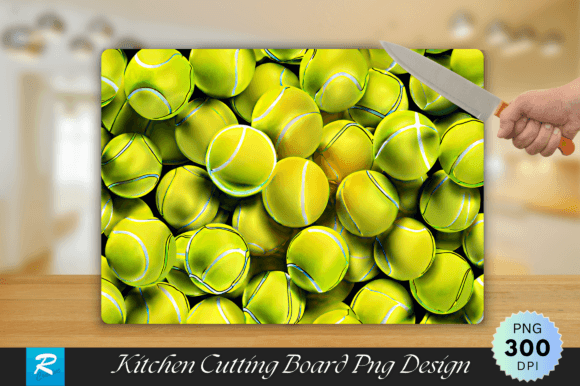 Download Tennis Balls Cutting Board PNG Design - Sign Collection