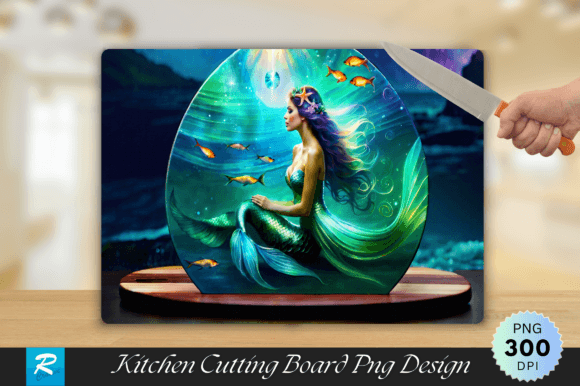 Download Mermaid Cutting Board PNG Design - Sign Collection