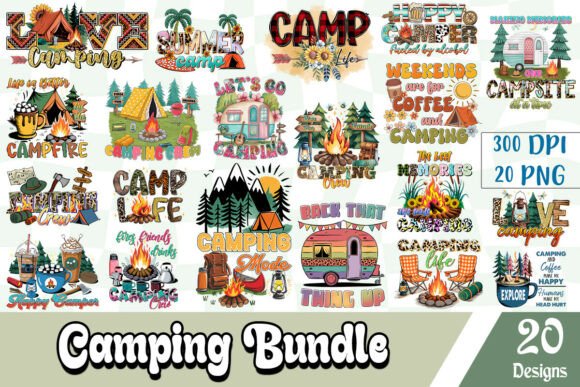 Download Camping Sublimation Bundle - Premium Resources