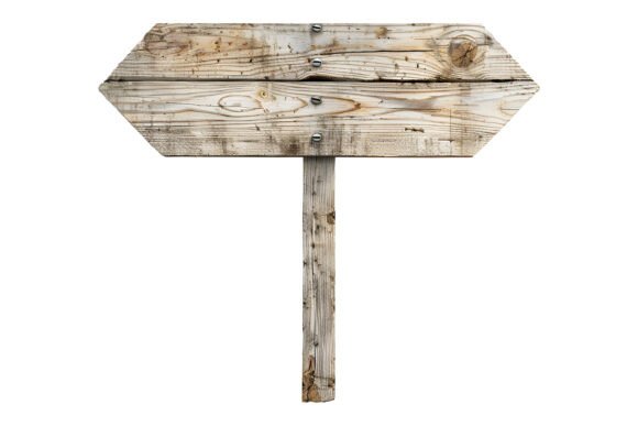 Download Wooden Vintage Sign Pointer Cut out - Sign Collection