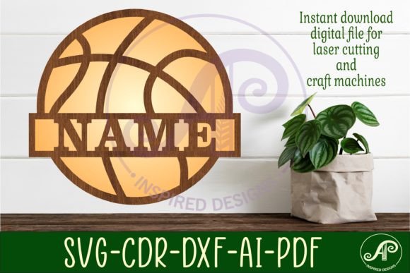 Download Basketball Name Sign Svg Laser Cut - Sign Collection