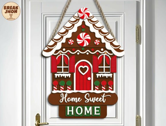 Download Gingerbread House Welcome Sign Svg - Sign Collection
