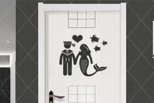 Download Sailor and Mermaid, Restroom Sign - Sign Collection