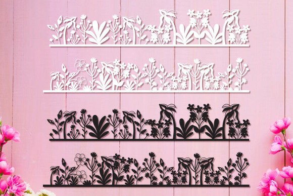 Download Wildflowers Laser Cut Wall Art SVG - Premium Resources
