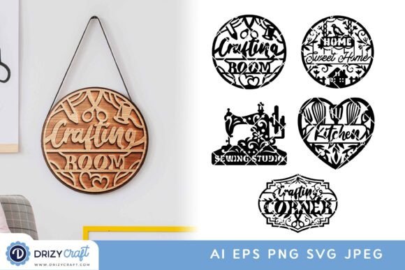 Download Room Sign Laser Cutting Design SVG - Sign Collection