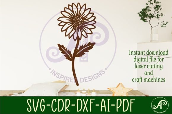 Download Daisy Flower Wall Sign Svg Laser Cut - Sign Collection