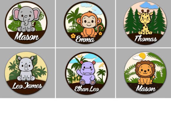 Download Safari Animal Name Sign SVG - Sign Collection