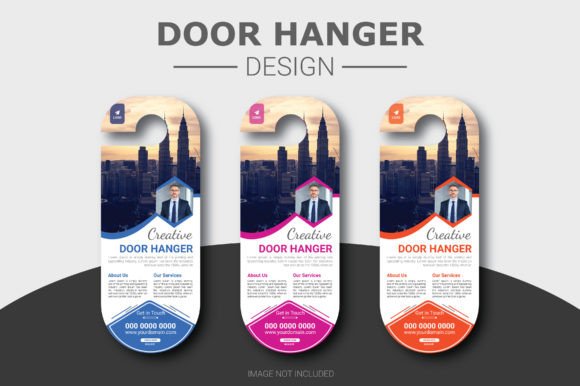 Download Corporate Door Hanger Template Design - Sign Collection