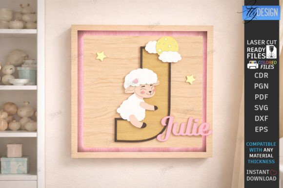 Download Nursery Name Sign Alphabet Laser Cut - Sign Collection