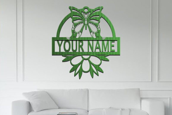 Download Butterfly Name Sign Svg Laser Cut - Sign Collection