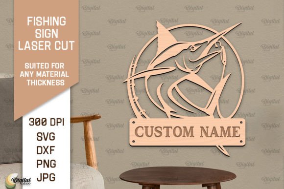 Download Fishing Sign LaserCut. Fishing Decor SVG - Sign Collection