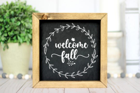 Download Welcome Fall SVG I Fall Door Sign SVG - Sign Collection