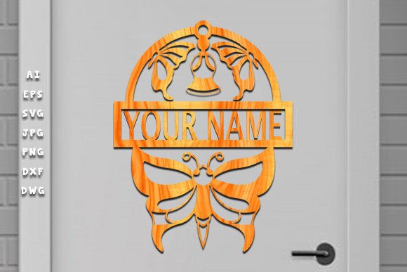 Download Butterfly Name Sign Svg Laser Cut - Sign Collection