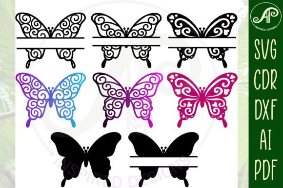 Download Butterfly Name Sign SVG 3 Design Bundle - Sign Collection