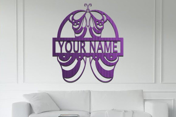 Download Butterfly Name Sign Svg Laser Cut - Sign Collection
