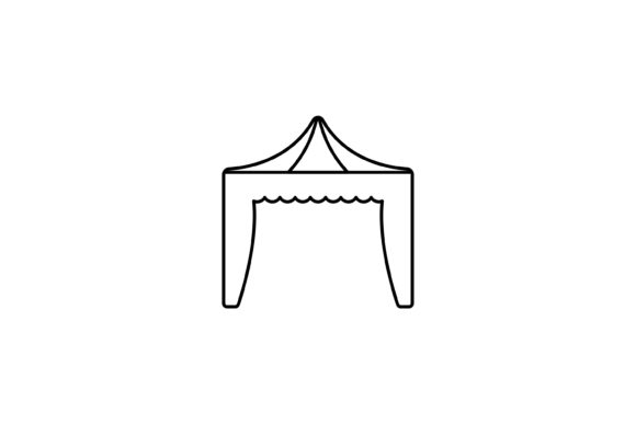 Download Tent Party Icon Outline Design - Sign Collection
