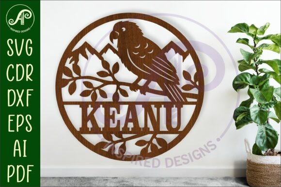 Download Kea New Zealand Bird Themed Name Sign - Sign Collection