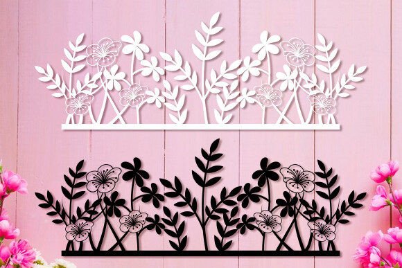 Download Wildflowers Laser Cut Wall Art Svg - Premium Resources
