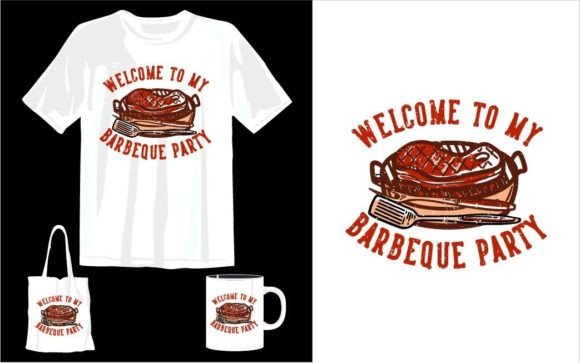 Download Barbeque Party T-shirt Design - Sign Collection
