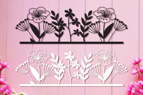 Download Wildflowers Laser Cut Wall Art Svg - Premium Bundle