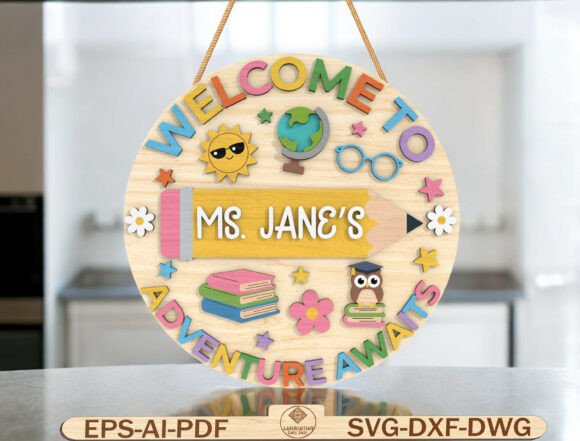 Download Personalized Classroom Welcome Sign SVG - Sign Collection