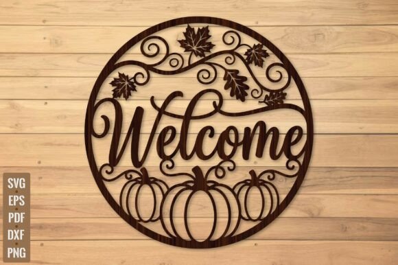 Download Fall Welcome Sign Laser Cut - Sign Collection