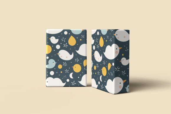 Download Two Gift Wrap Paper Design Mockup - Sign Collection