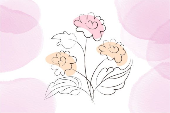 Download Floral Liner Wall Art Design - Sign Collection