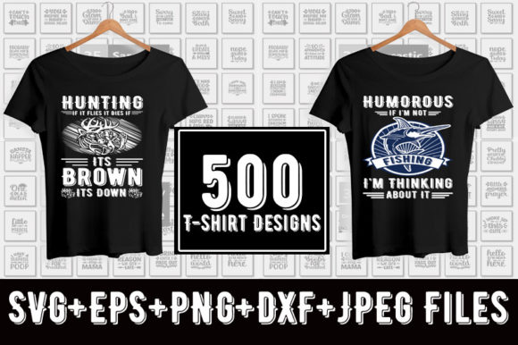 Download 500 T-Shirt Designs Bundle - Sign Collection