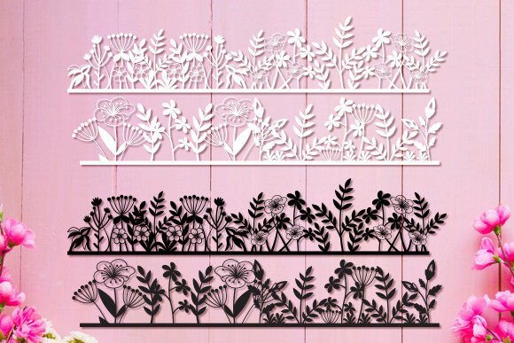 Download Wildflowers Laser Cut Wall Art SVG - Premium Resources