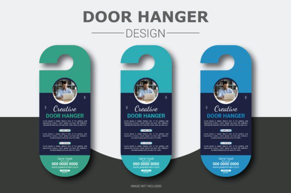 Download Corporate Door Hanger Template Design - Sign Collection