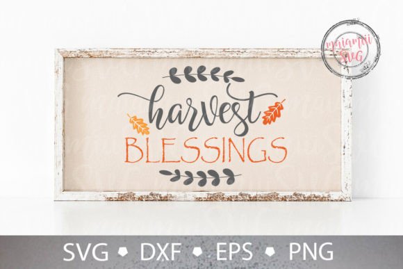 Download Harvest Blessings Svg, Fall Sign Svg - Fall sign Collection
